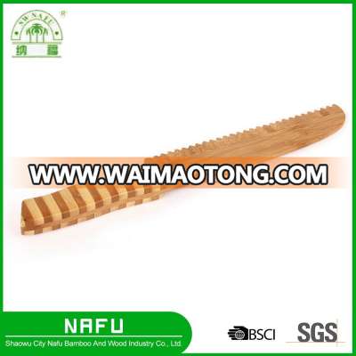 Manufacturer new cheap bamboo bread knife for kitchen