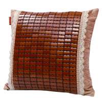 Contemporary unique design seat bamboo pillow case for sofa