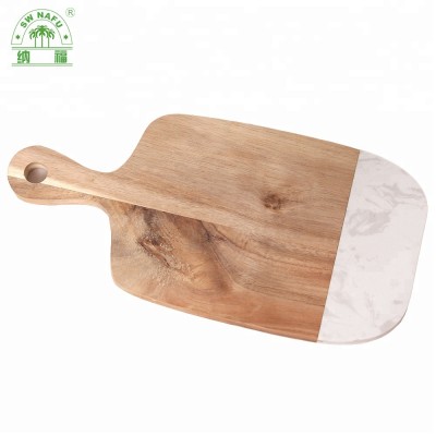 Lively home goods acacia and marble material cutting board for wholesale