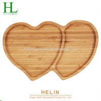 Hot sale bamboo fruit plate fruit dish tray