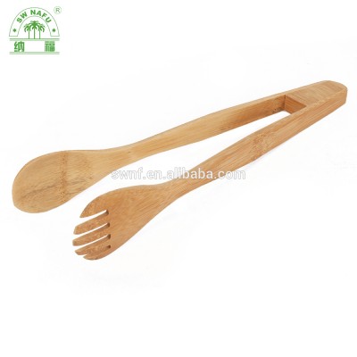 100% natural custom cheap bamboo kitchen tongs wholesale