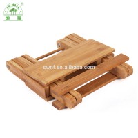 2017 latest small folding bamboo / wooden stool for home