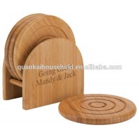 Bamboo Coaster Set