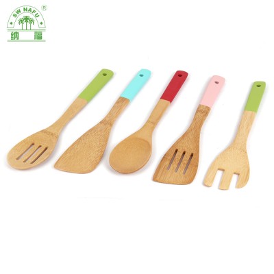 Hot sale custom bamboo tea spoon set for wholesale