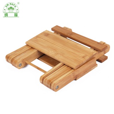 2017 new manufacturer supply bamboo folding foot stool for wholesale