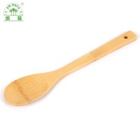 Hot selling natural green bamboo pancake turner spatula for kitchen