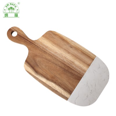 Quality assurance hot selling acacia wood & marble cutting board