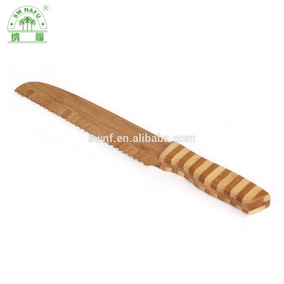 Eco-freindly kitchenware set bamboo bread kitchen knife wholesale