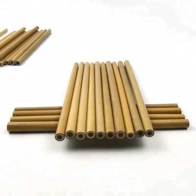 Eco friendly biodegradable natural  bamboo straw for drinking