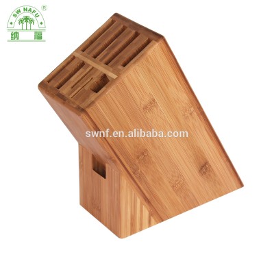 Customizable high quality bamboo knife block / rack