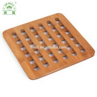 Custom bamboo wooden bowl & cup coaster with lattice